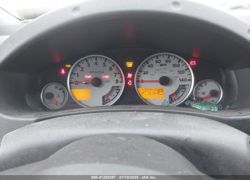 2011 NISSAN XTERRA PRO - 4X VIN: 5N1AN0NW6BC505119