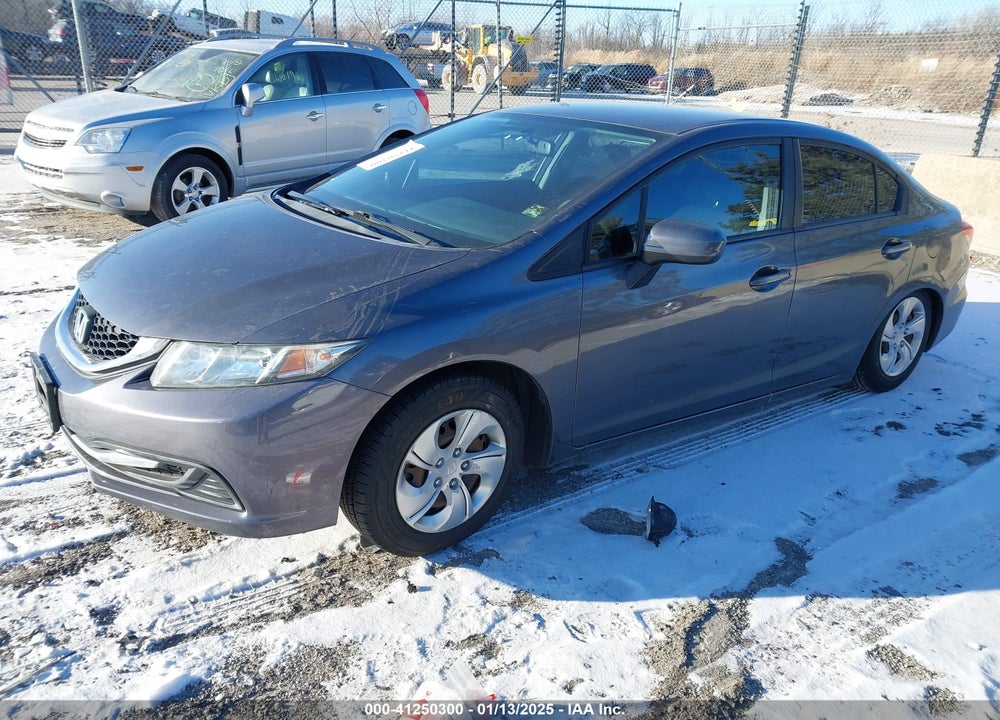 2014 HONDA CIVIC LX VIN: 2HGFB2F5XEH549101