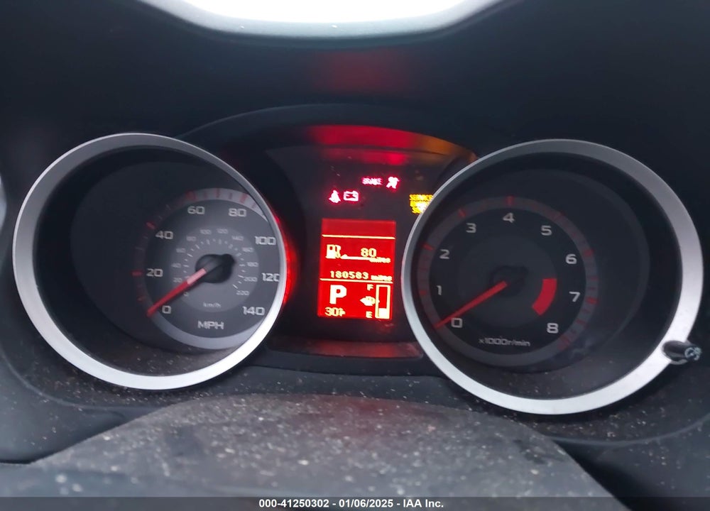 2008 MITSUBISHI LANCER GTS VIN: JA3AU86U88U012840