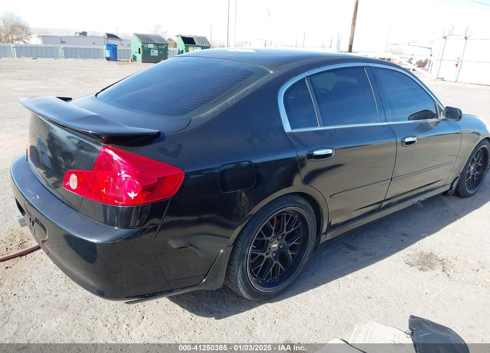2006 INFINITI G35X VIN: JNKCV51F76M609620