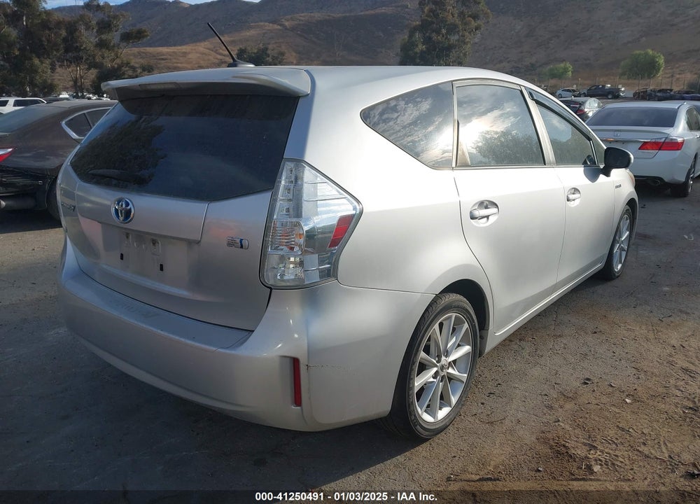 2012 TOYOTA PRIUS V FIVE VIN: JTDZN3EU2C3026608