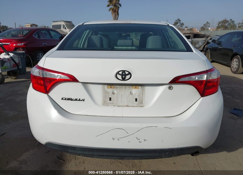 2016 TOYOTA COROLLA VIN: 5YFBURHE0GP553166