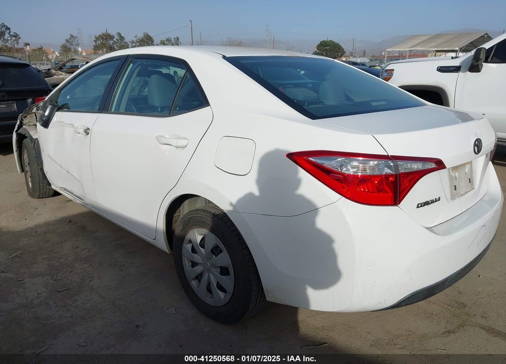 2016 TOYOTA COROLLA VIN: 5YFBURHE0GP553166