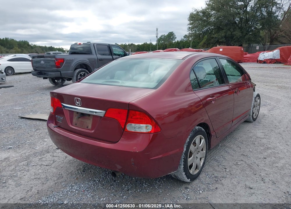 2010 HONDA CIVIC LX VIN: 2HGFA1F51AH543730
