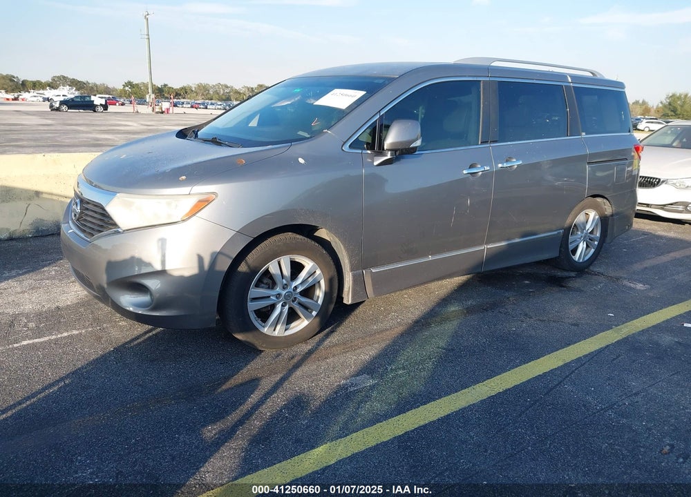 2012 NISSAN QUEST SL VIN: JN8AE2KPXC9048377