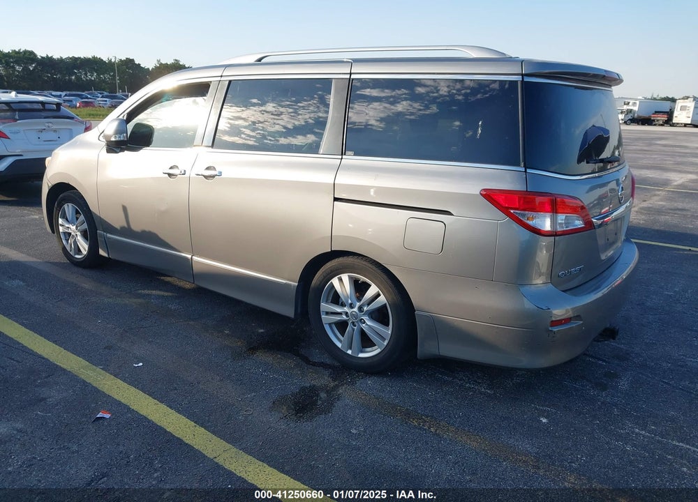 2012 NISSAN QUEST SL VIN: JN8AE2KPXC9048377