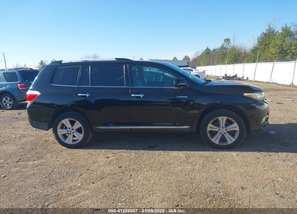 2013 TOYOTA HIGHLANDER LIMITED V6 VIN: 5TDDK3EH9DS243241