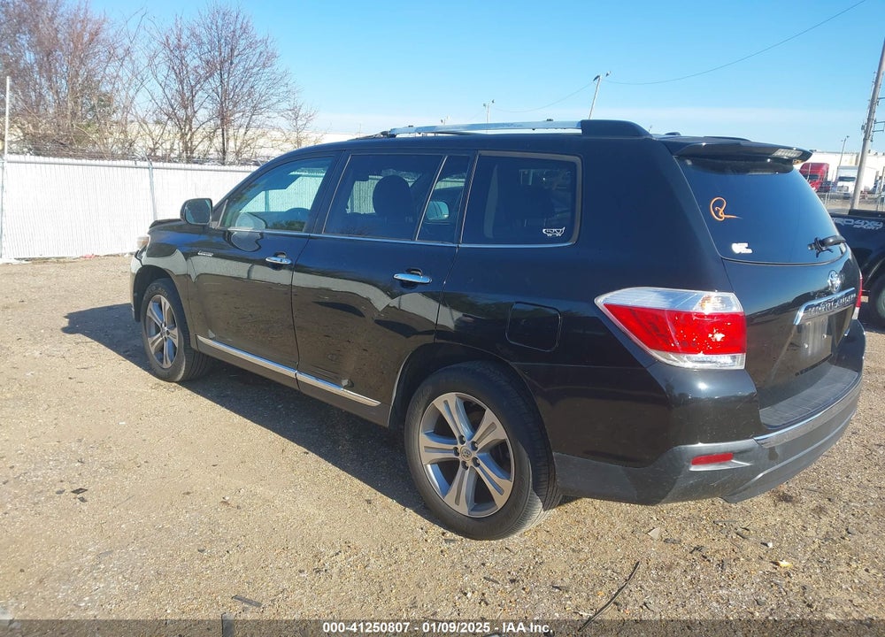 2013 TOYOTA HIGHLANDER LIMITED V6 VIN: 5TDDK3EH9DS243241