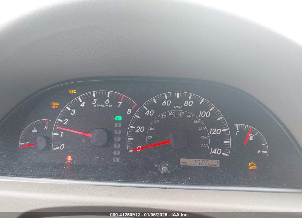 2005 TOYOTA CAMRY XLE V6 VIN: 4T1BF30K05U085668