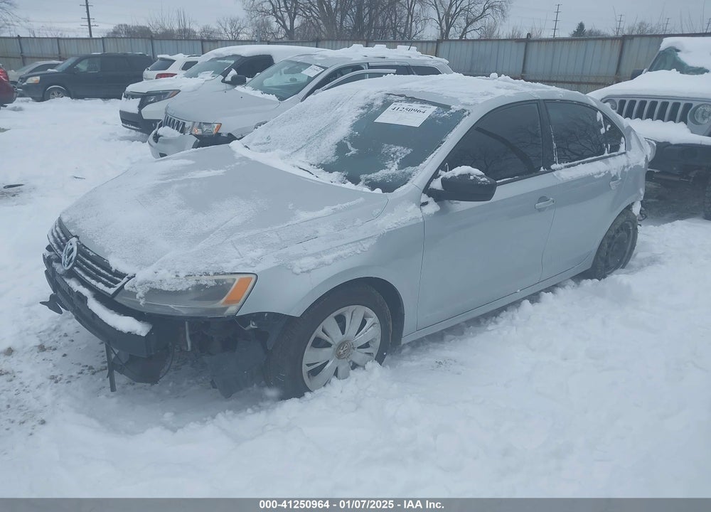2012 VOLKSWAGEN JETTA 2.0L S VIN: 3VW2K7AJ8CM398219