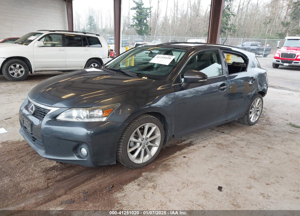 2011 LEXUS CT 200H PREMIUM VIN: JTHKD5BH9B2036112