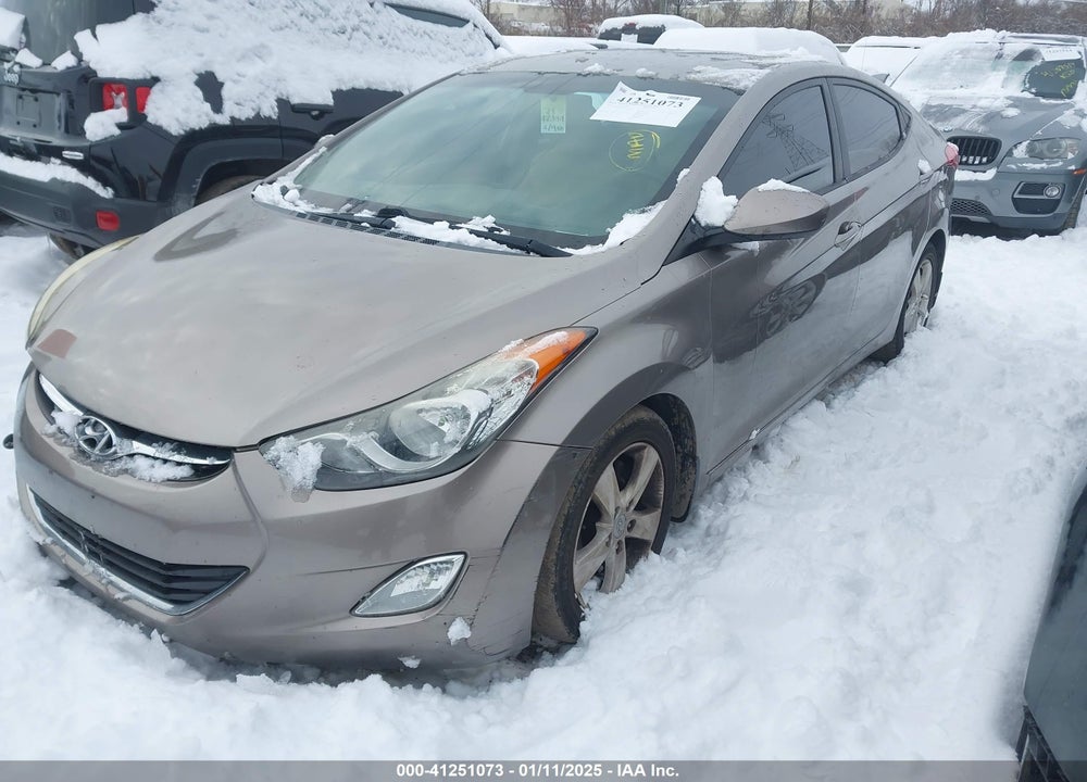 2012 HYUNDAI ELANTRA VIN: 5NPDH4AEXCH142066