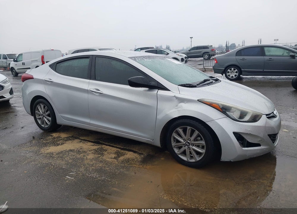 2016 HYUNDAI ELANTRA VIN: 5NPDH4AEXGH706367