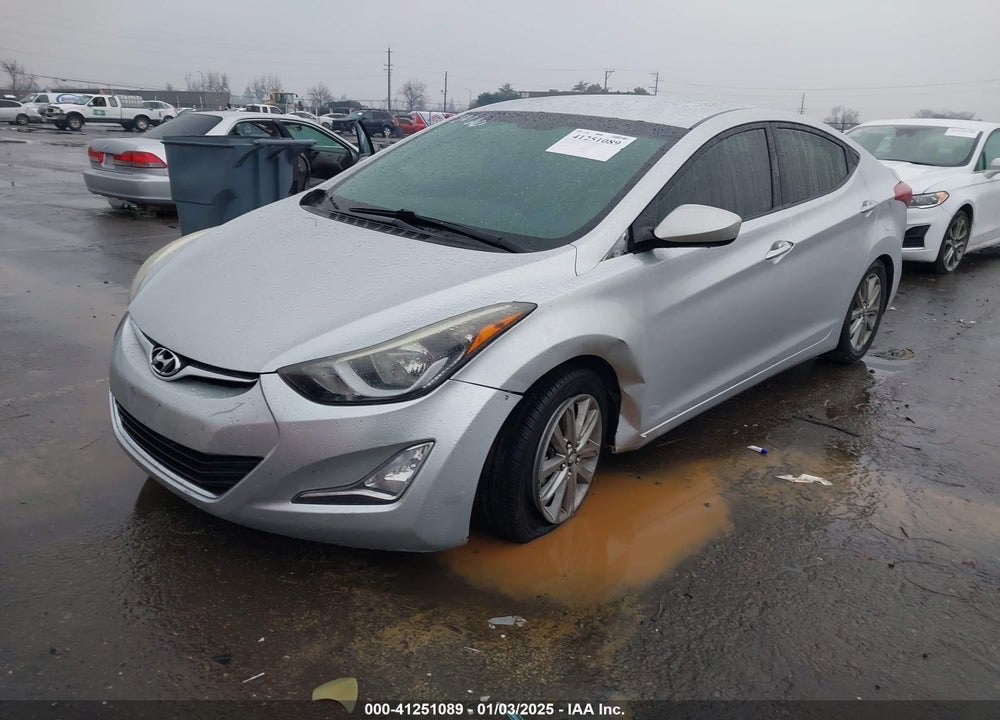 2016 HYUNDAI ELANTRA VIN: 5NPDH4AEXGH706367