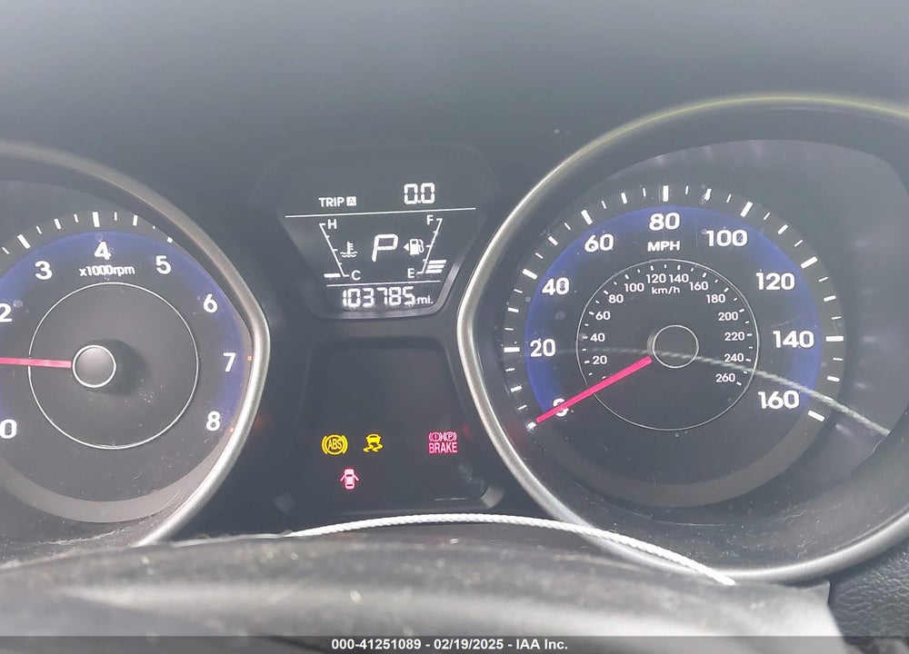 2016 HYUNDAI ELANTRA VIN: 5NPDH4AEXGH706367