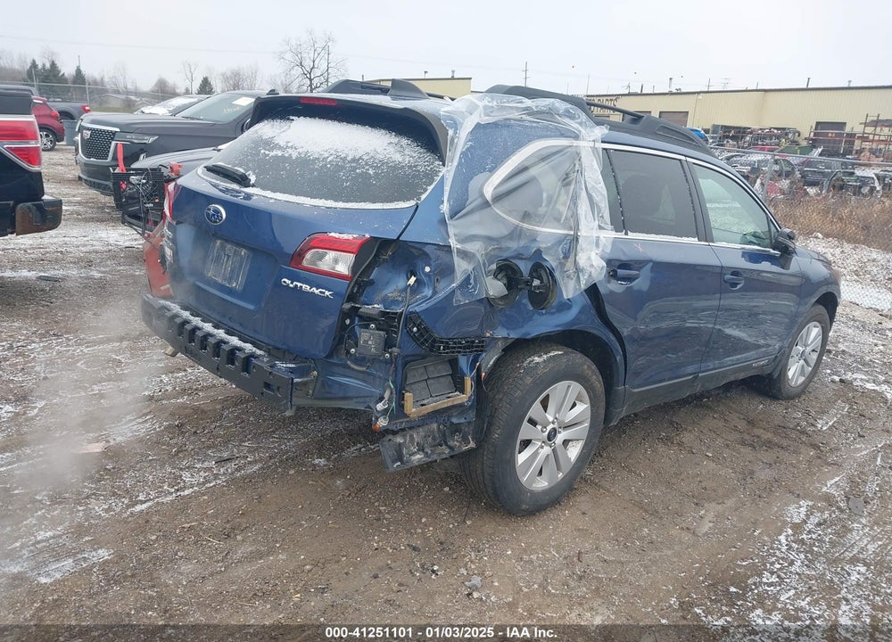 2019 SUBARU OUTBACK 2.5I PREMIUM VIN: 4S4BSAHC5K3374334