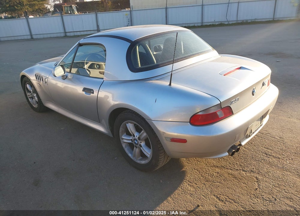 2001 BMW Z3 2.5I VIN: WBACN33431LK48934