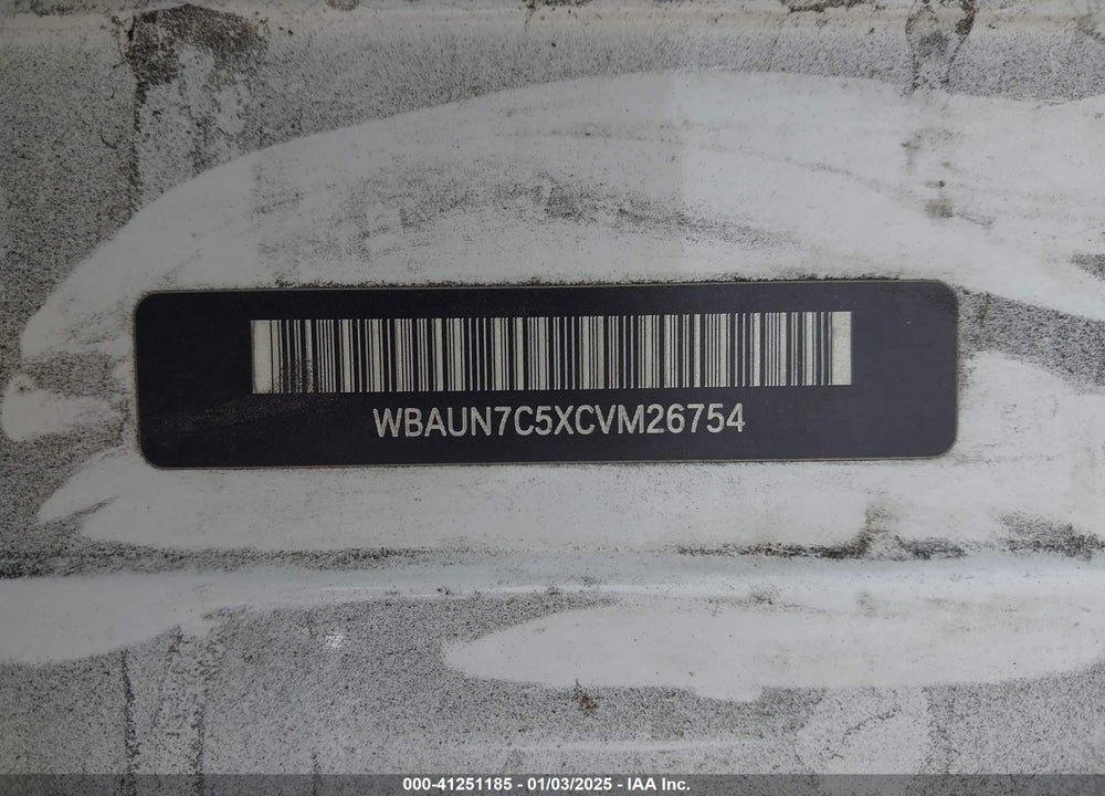 2012 BMW 135 VIN: WBAUN7C5XCVM26754