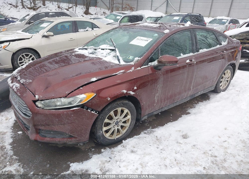 2016 FORD FUSION VIN: 3FA6P0G73GR352899