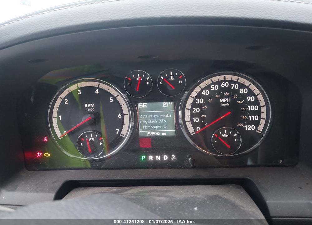 2009 DODGE RAM 1500 VIN: 1D3HB13T09S815512
