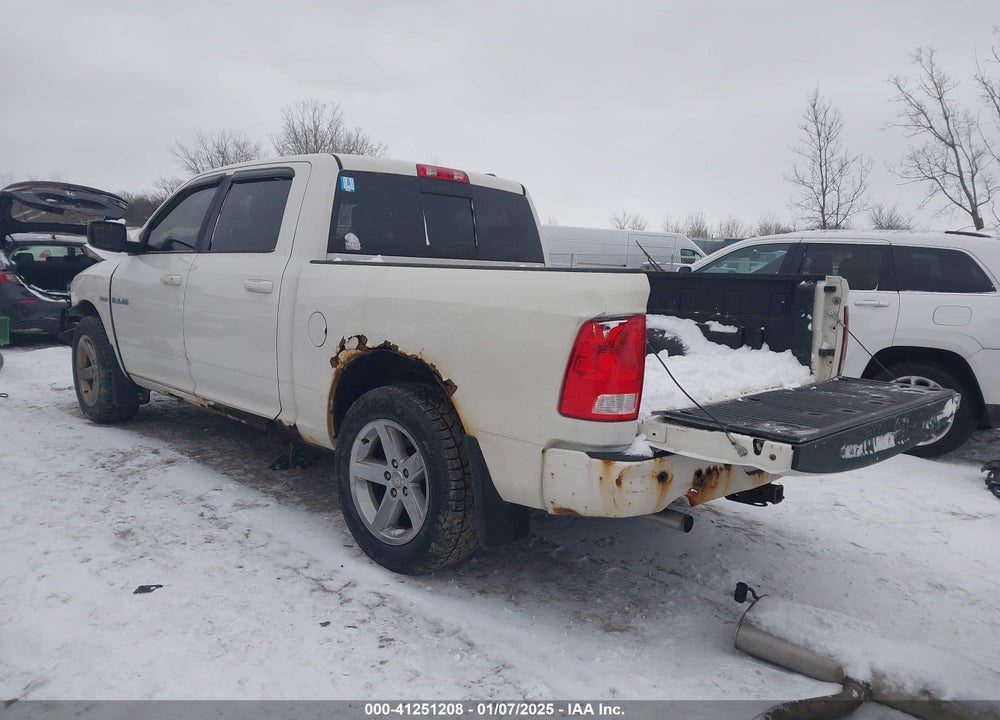 2009 DODGE RAM 1500 VIN: 1D3HB13T09S815512
