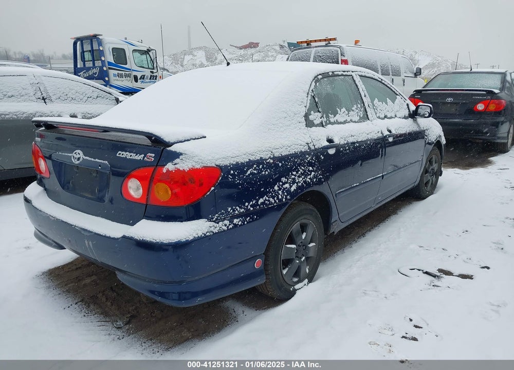 2004 TOYOTA COROLLA S VIN: 2T1BR32E74C262506