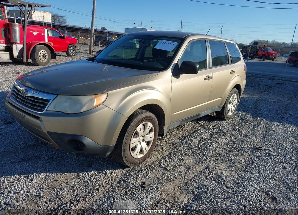 2009 SUBARU FORESTER 2.5X VIN: JF2SH61659G786343