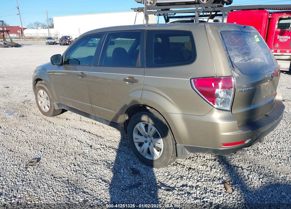 2009 SUBARU FORESTER 2.5X VIN: JF2SH61659G786343