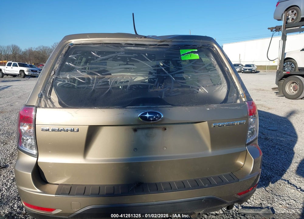2009 SUBARU FORESTER 2.5X VIN: JF2SH61659G786343