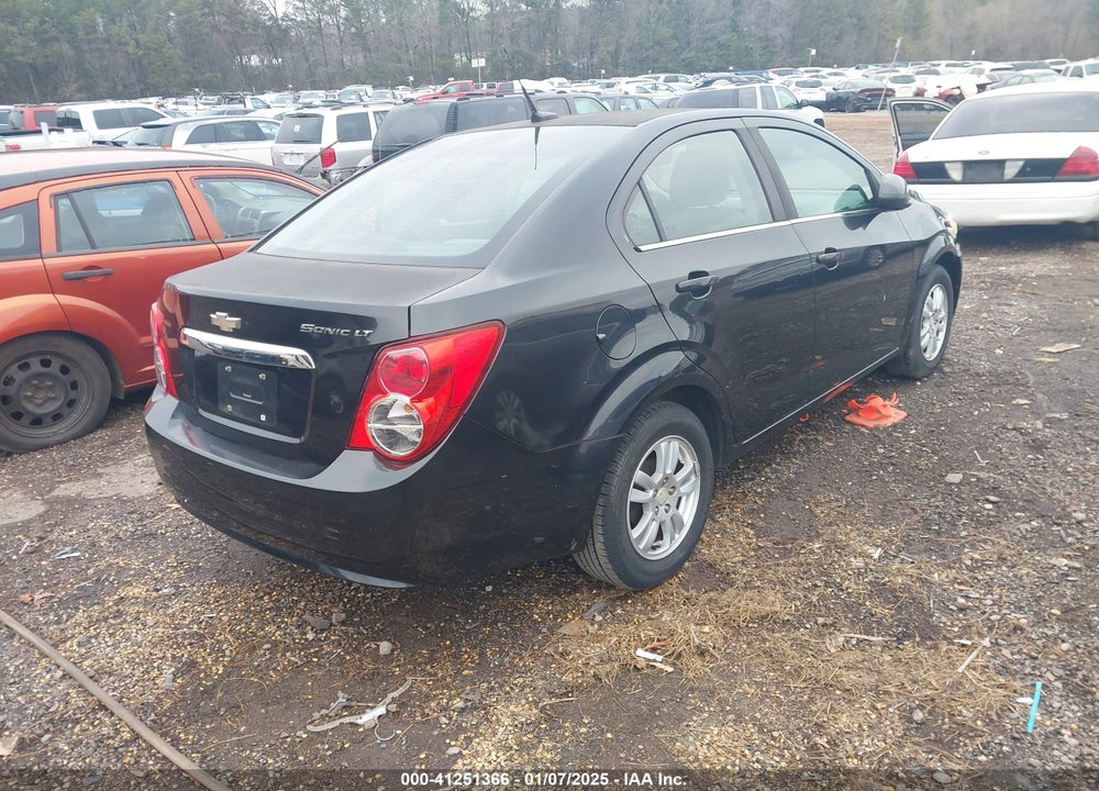 2013 CHEVROLET SONIC LT AUTO VIN: 1G1JC5SH8D4197888