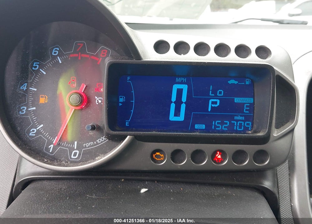 2013 CHEVROLET SONIC LT AUTO VIN: 1G1JC5SH8D4197888