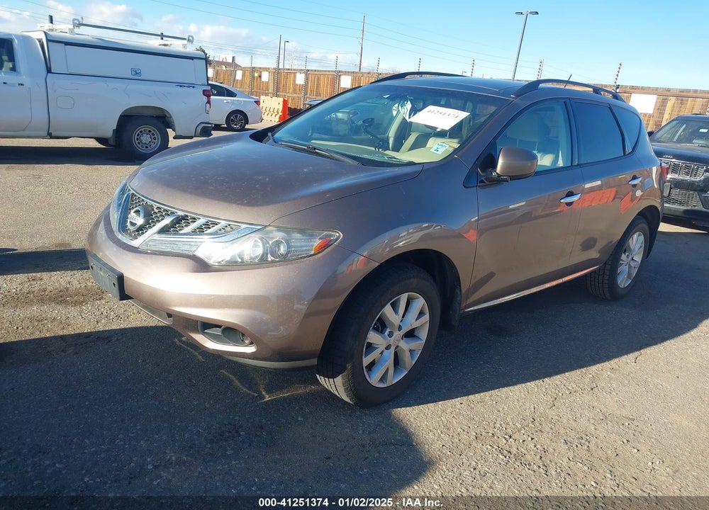 2012 NISSAN MURANO SL VIN: JN8AZ1MW6CW223258