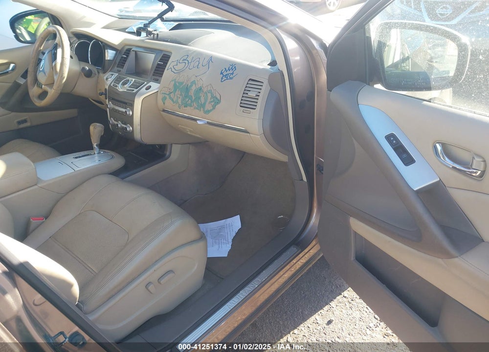 2012 NISSAN MURANO SL VIN: JN8AZ1MW6CW223258