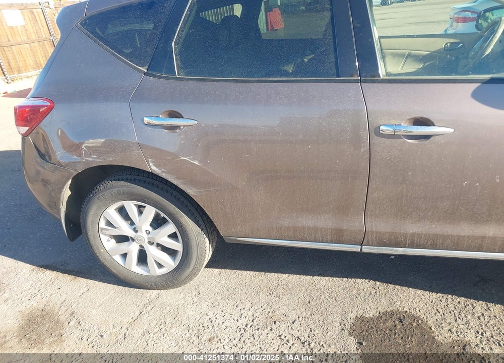 2012 NISSAN MURANO SL VIN: JN8AZ1MW6CW223258