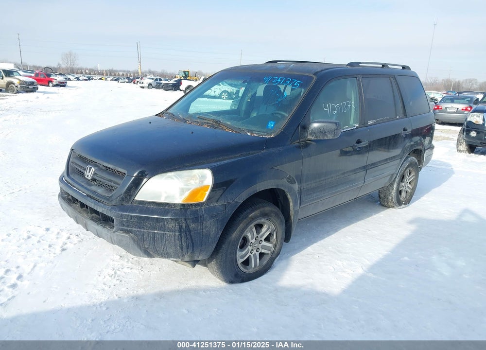 2003 HONDA PILOT EX-L VIN: 2HKYF18653H557221