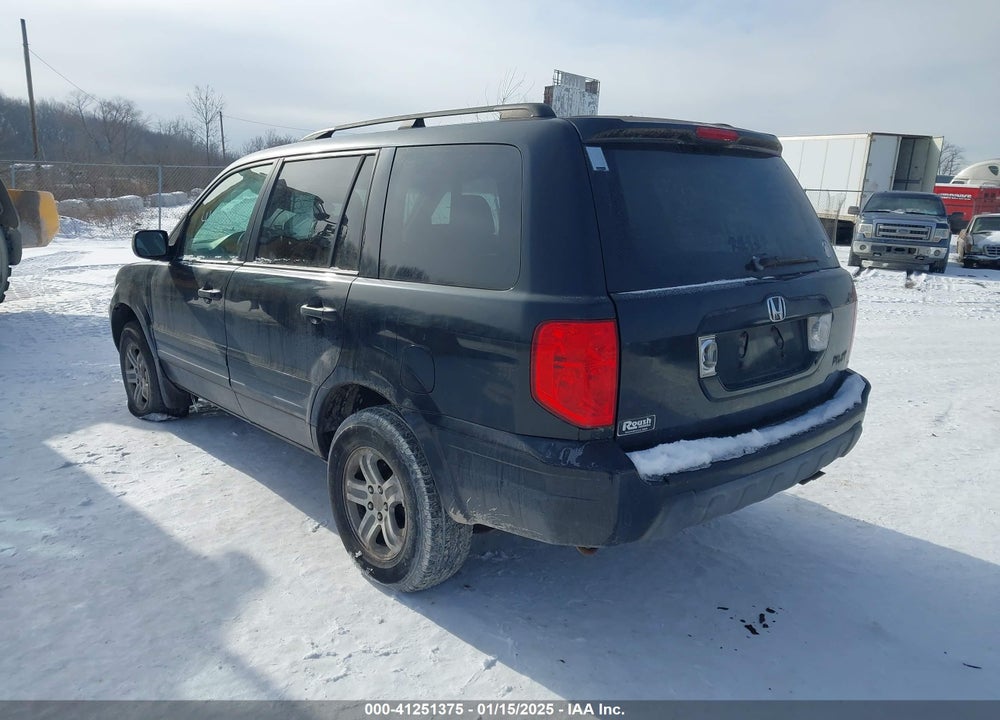 2003 HONDA PILOT EX-L VIN: 2HKYF18653H557221