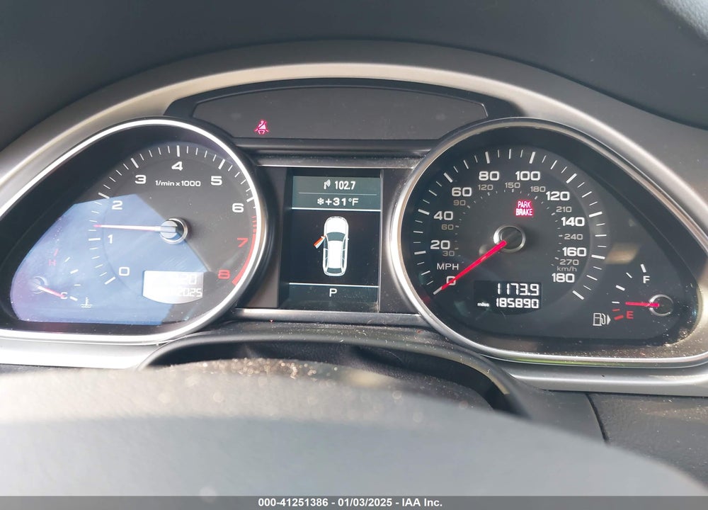 2013 AUDI Q7 3.0T PREMIUM VIN: WA1LGBFEXDD005707