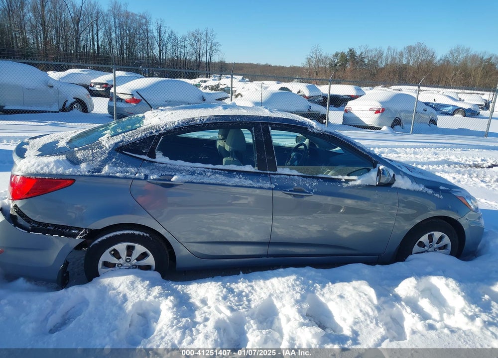 2017 HYUNDAI ACCENT SE VIN: KMHCT4AE4HU351239