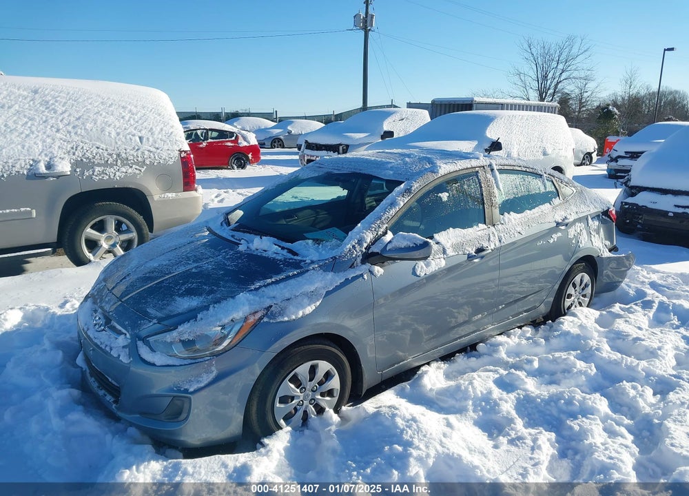 2017 HYUNDAI ACCENT SE VIN: KMHCT4AE4HU351239