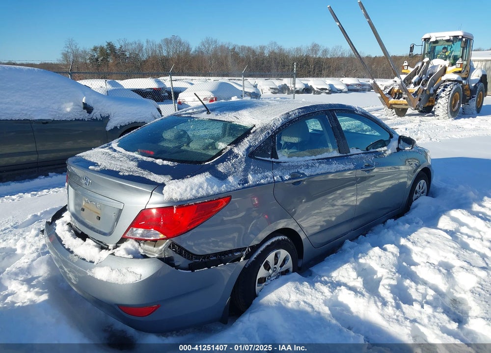 2017 HYUNDAI ACCENT SE VIN: KMHCT4AE4HU351239