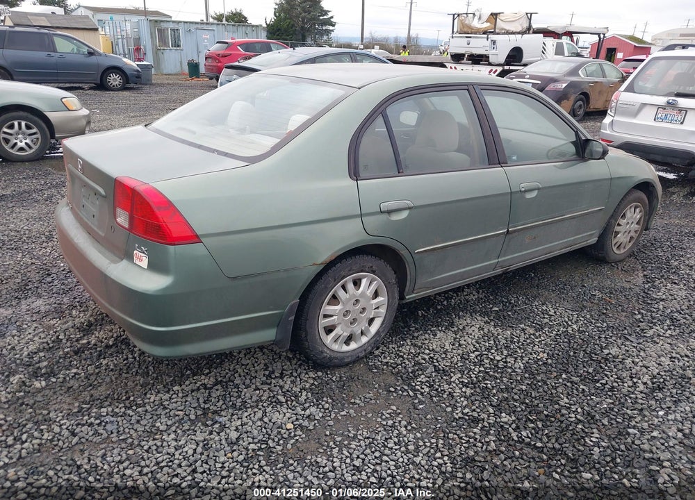 2004 HONDA CIVIC LX VIN: 2HGES15554H591178