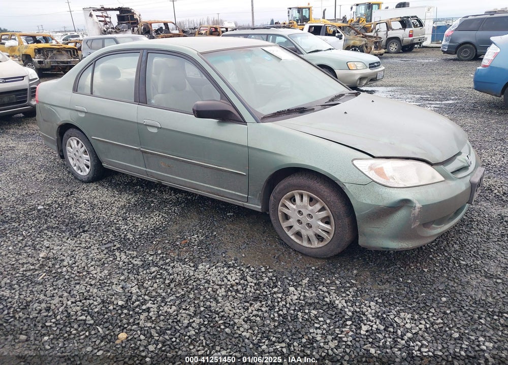 2004 HONDA CIVIC LX VIN: 2HGES15554H591178