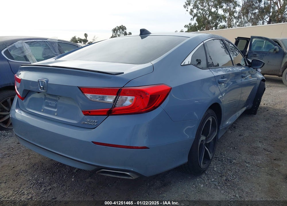 2021 HONDA ACCORD VIN: 1HGCV2F33MA007215