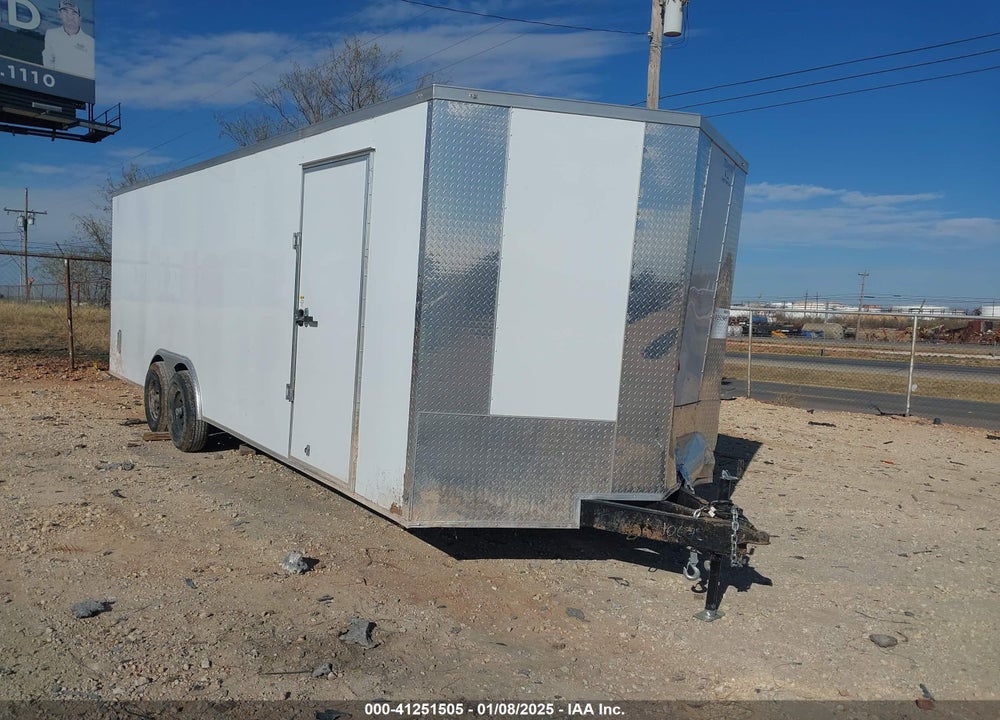 2025 TITANIUM CARGO 24\' ENCLOSED TRAILER VIN: 7PLBC2422SM010075