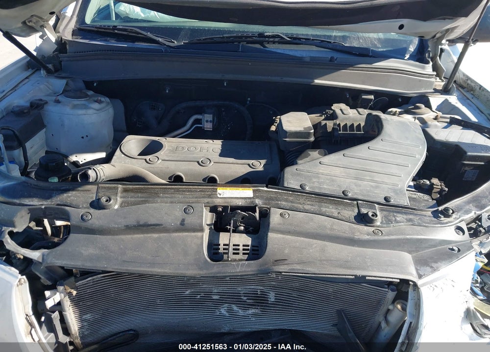 2012 HYUNDAI SANTA FE GLS VIN: 5XYZG3ABXCG096187