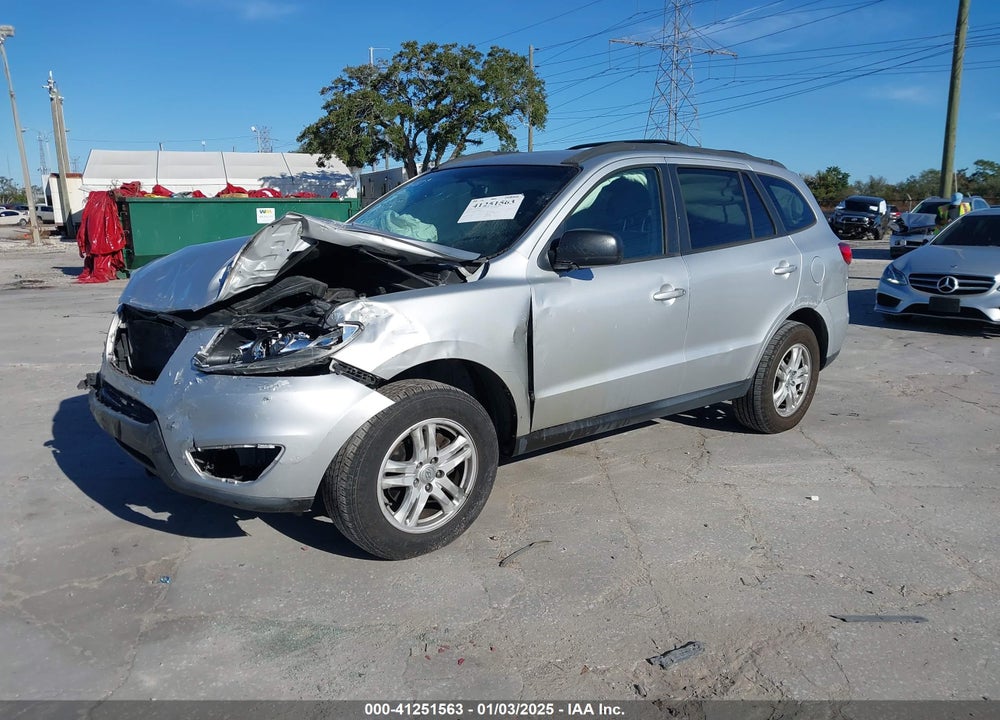2012 HYUNDAI SANTA FE GLS VIN: 5XYZG3ABXCG096187