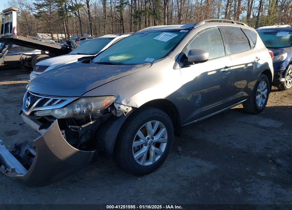 2011 NISSAN MURANO SL VIN: JN8AZ1MW7BW154028