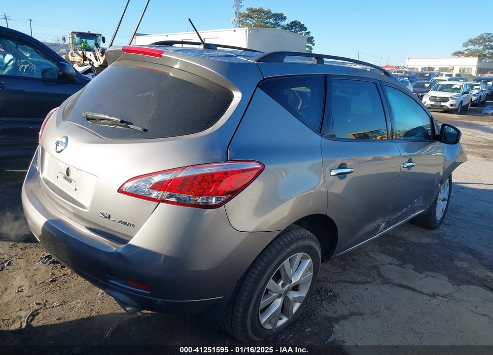 2011 NISSAN MURANO SL VIN: JN8AZ1MW7BW154028