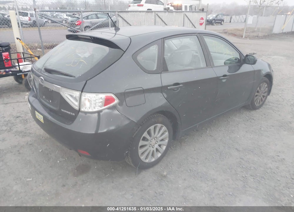 2009 SUBARU IMPREZA VIN: JF1GH60699H817230