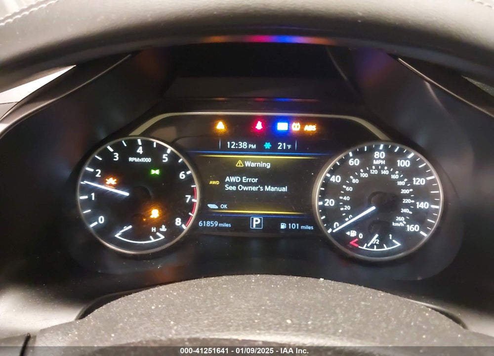 2019 NISSAN MURANO S VIN: 5N1AZ2MS2KN101379